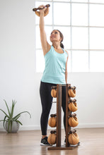 Load image into Gallery viewer, NOHRD Swing tower - Walnut, natural leather