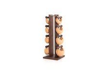 Load image into Gallery viewer, NOHRD Swing tower - Walnut, natural leather