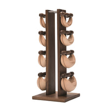 Load image into Gallery viewer, NOHRD Swing tower - Walnut, natural leather