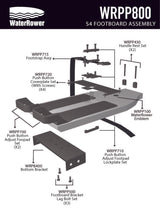 Load image into Gallery viewer, WaterRower S4 footrest set - WRPP700 EU
